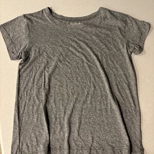 Madewell Triblend Ex-Boyfriend Tee - Size S - Heather Grey
